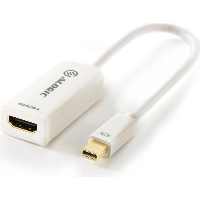ALOGIC 15cm Mini DisplayPort to HDMI Adapter Male to Female PLE Computers