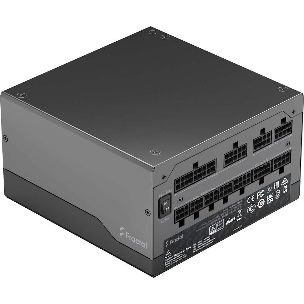 A large main feature product image of Fractal Design Ion+ 2 760W Platinum ATX Modular PSU