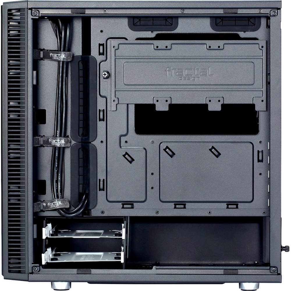 A large main feature product image of Fractal Design Define Mini C Micro Tower Case - Black