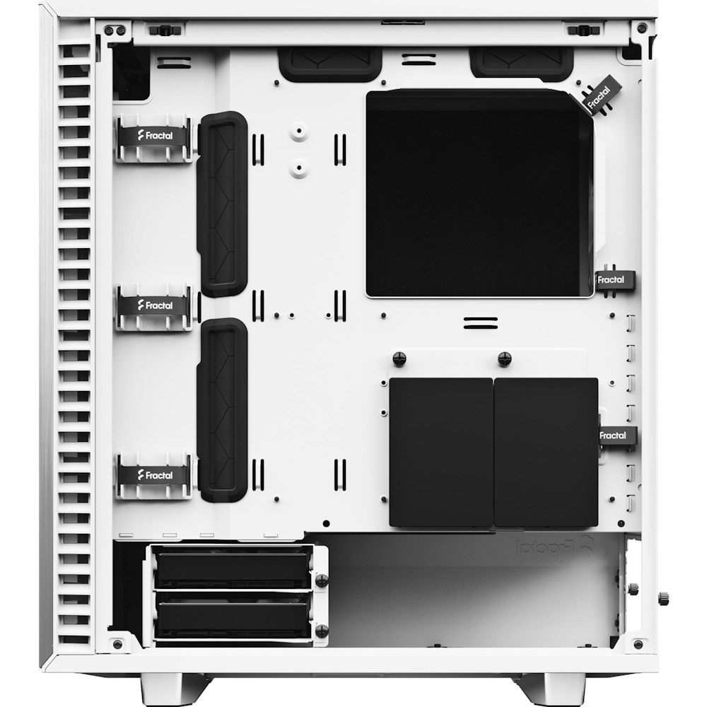 A large main feature product image of Fractal Design Define 7 Compact Mid Tower Case - White