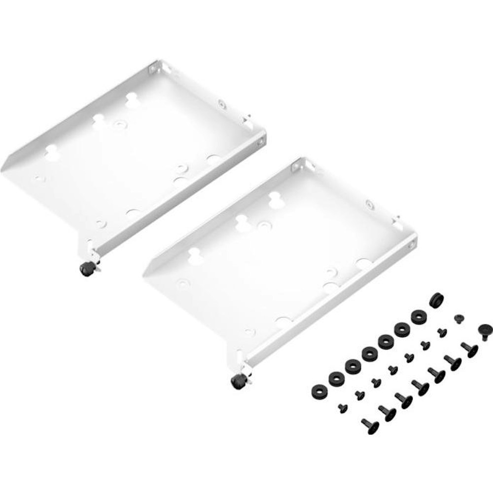 A large main feature product image of Fractal Design HDD Tray Kit Type B Dual Pack - White