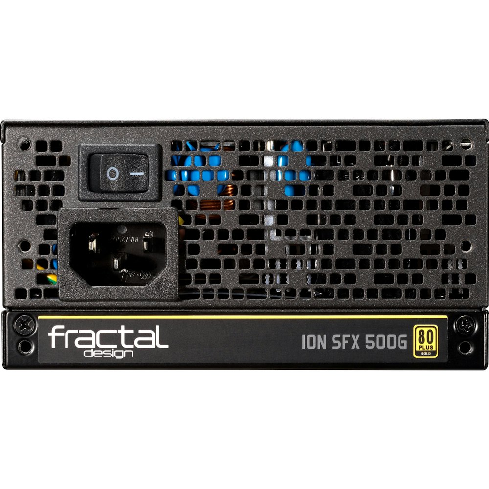A large main feature product image of Fractal Design Ion 650W Gold SFX-L Modular PSU