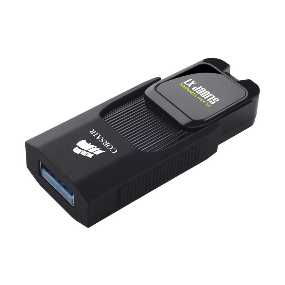 A large main feature product image of Corsair Flash Voyager Slider X1 128GB USB 3.0 Type-A Flash Drive