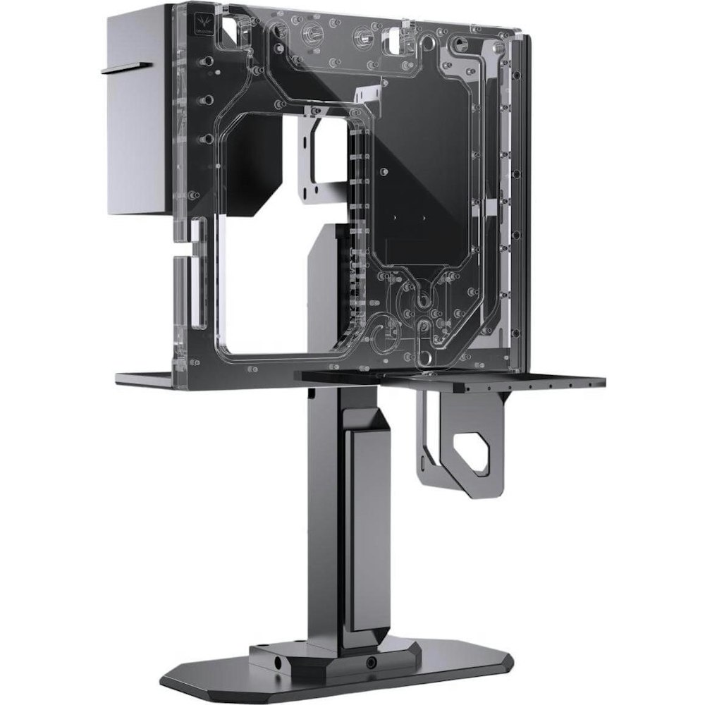 A large main feature product image of Bykski Granzon G10 Distro Water Cooling Case