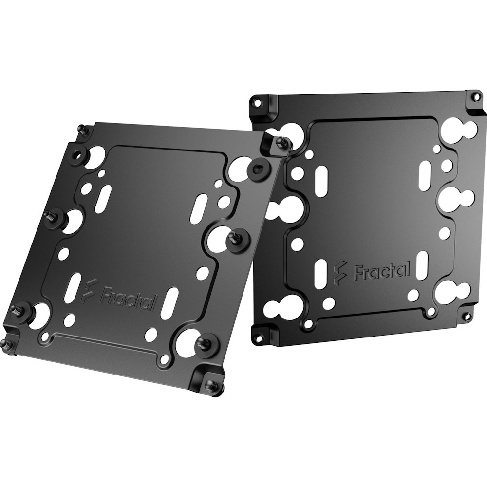 A large main feature product image of Fractal Design Universal Multi-bracket - Type A Dual pack - Black