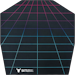 A product image of BattleBull Zoned Floor Chair Mat - Grid