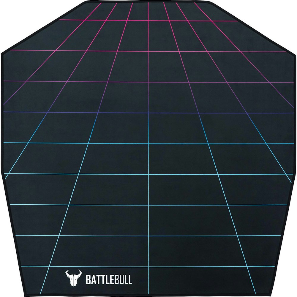 A large main feature product image of BattleBull Zoned Floor Chair Mat - Grid