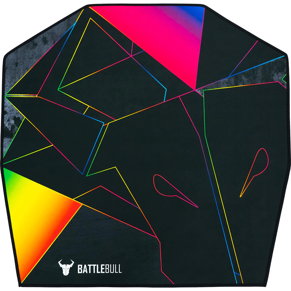 BattleBull Zoned Floor Chair Mat - Multi/Black