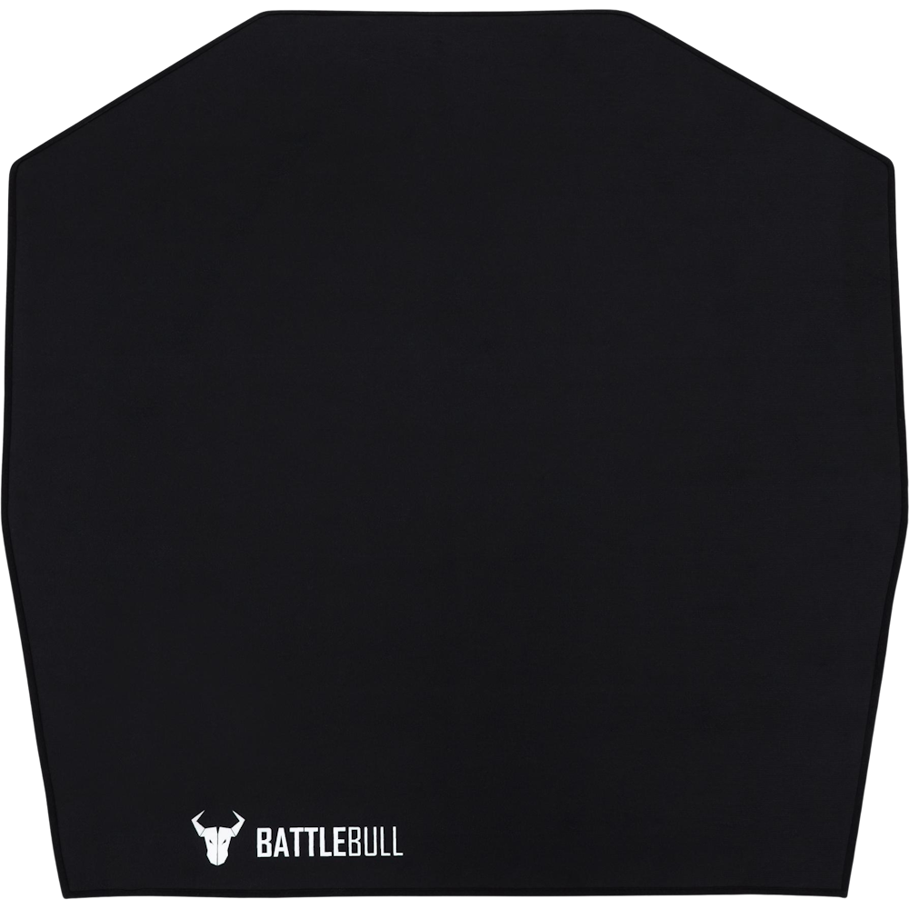 A large main feature product image of BattleBull Zoned Floor Chair Mat - Black