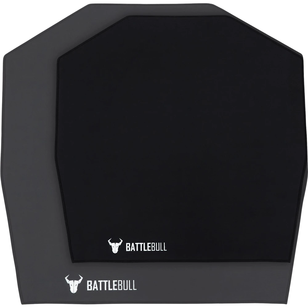 A large main feature product image of BattleBull Zoned Mini Floor Chair Mat - Black