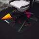 A small tile product image of Battlebull Zoned Mini Floor Chair Mat - Black
