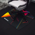 A small tile product image of BattleBull Zoned Mini Floor Chair Mat - Grid