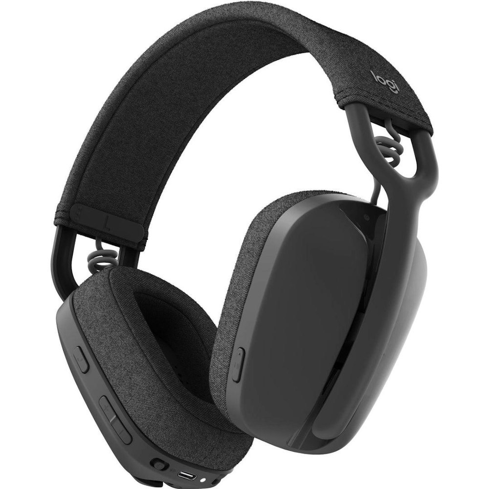 A large main feature product image of Logitech Zone Vibe 100 Wireless Bluetooth Headset - Graphite