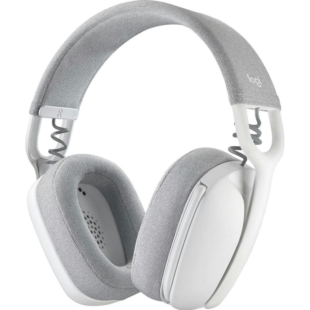 A large main feature product image of Logitech Zone Vibe 100 Wireless Bluetooth Headset - Off White