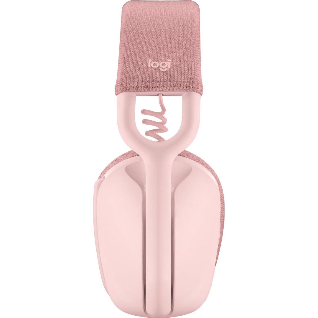 A large main feature product image of Logitech Zone Vibe 100 Wireless Bluetooth Headset - Rose