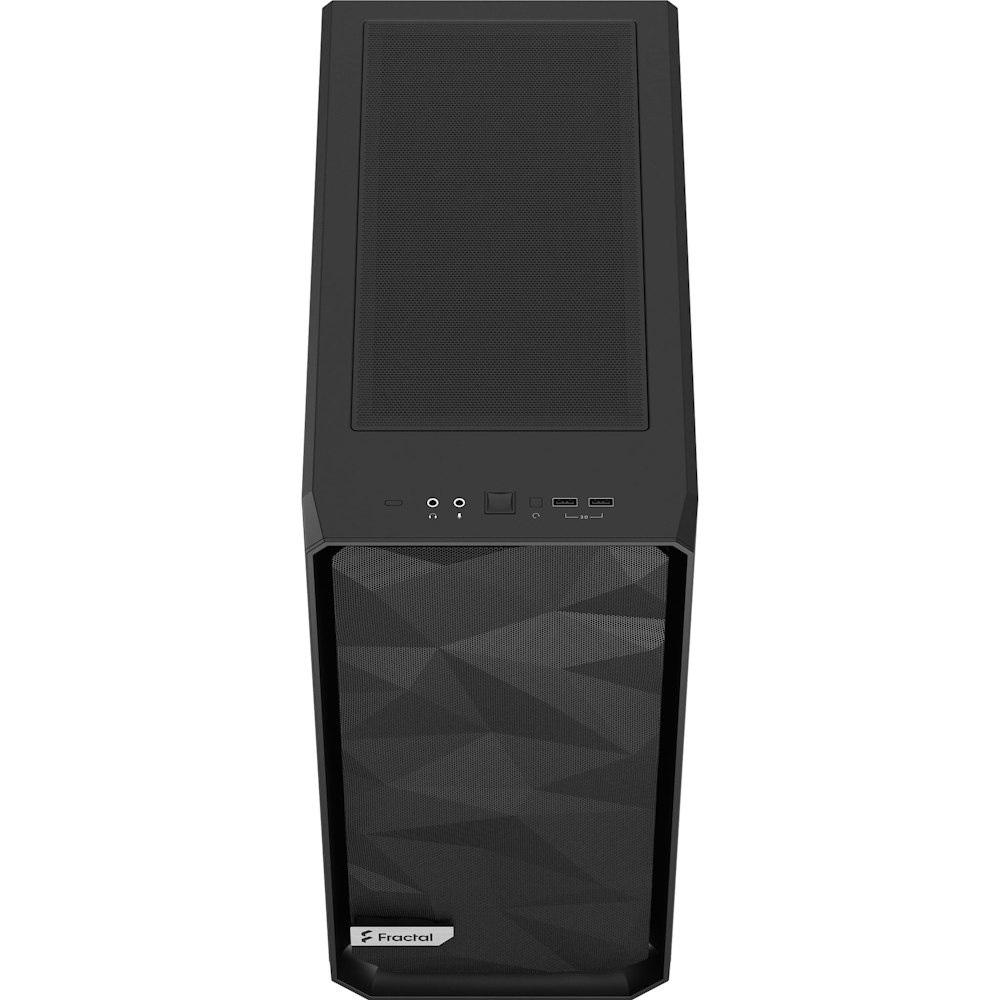 A large main feature product image of Fractal Design Meshify 2 Compact Lite TG Light Tint Mid Tower Case - Black