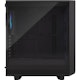 A small tile product image of Fractal Design Meshify 2 Compact RGB TG Light Tint Mid Tower Case - Black