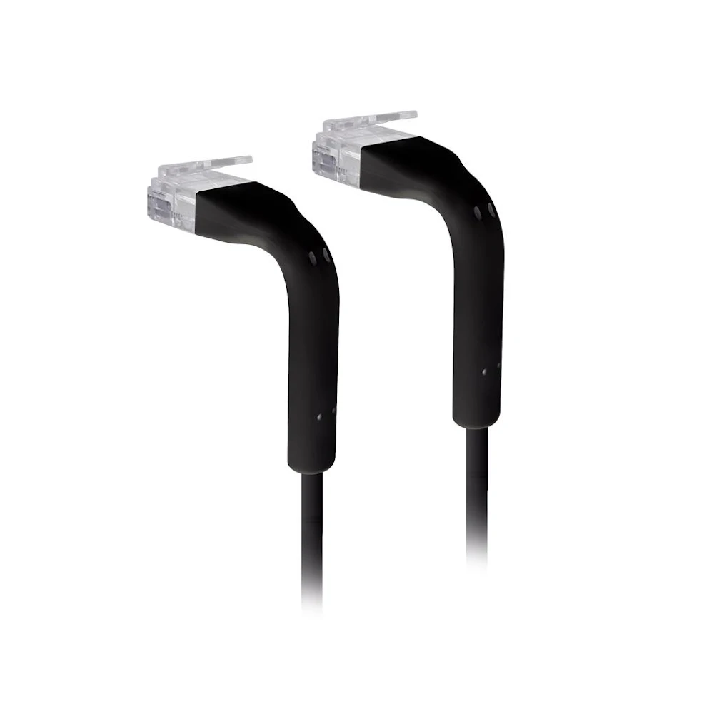 Ubiquiti UniFi Ultra-Thin Cat6 Patch Cable - 0.1m (Black)