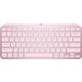 A product image of Logitech MX Keys Mini Minimalist Wireless Illuminated Keyboard - Rose