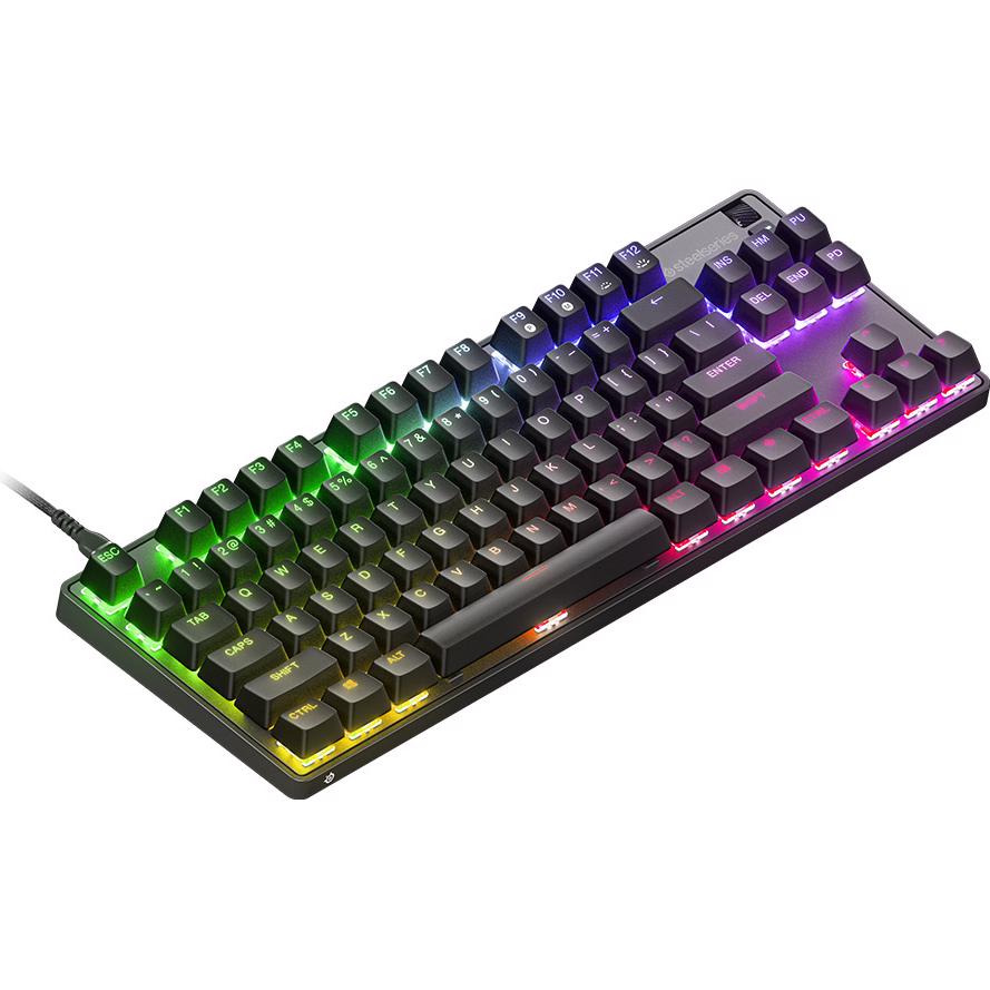 A large main feature product image of SteelSeries Apex 9 TKL - Gaming Keyboard (OptiPoint Switch)