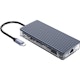 A small tile product image of ORICO USB-C 11-In-1 Transparent Docking Station