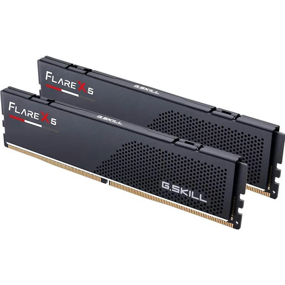 A large main feature product image of G.Skill 32GB Kit (2x16GB) DDR5 Flare X5 AMD EXPO C36 5600MHz - Black