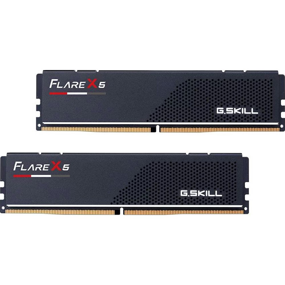 A large main feature product image of G.Skill 32GB Kit (2x16GB) DDR5 Flare X5 AMD EXPO C32 6000MHz - Black