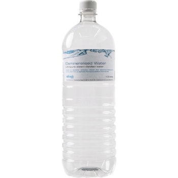 Product image of Generic Demineralized Steam Distilled Water - 1.5L - Click for product page of Generic Demineralized Steam Distilled Water - 1.5L
