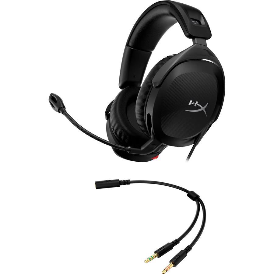 A large main feature product image of HyperX Cloud Stinger 2 - Wired Gaming Headset