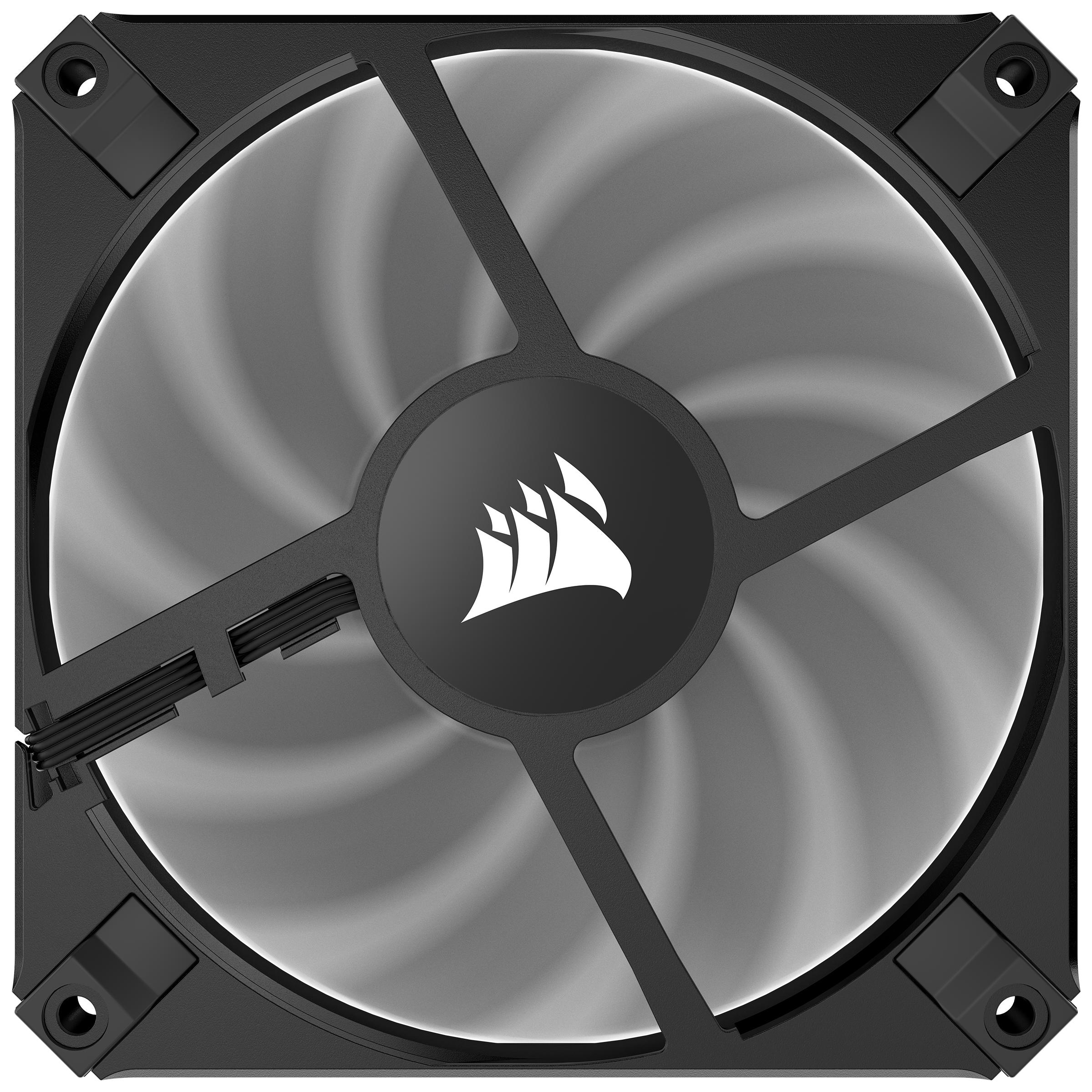 Corsair AF120 SLIM 120mm PWM Fluid Dynamic Bearing Fan Black PLE