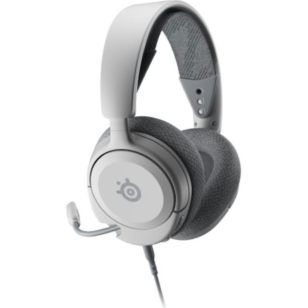 A large main feature product image of SteelSeries Arctis Nova 1 - Gaming Headset - White