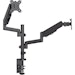 A product image of Brateck Interactive Counterbalanced Dual LCD Desk Mount - 17"-32"