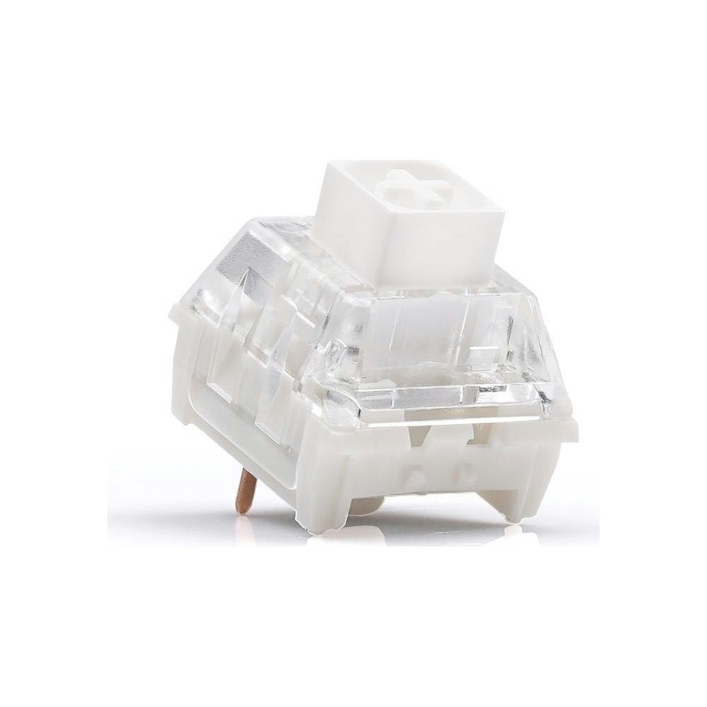 A large main feature product image of Keychron Kailh Box White Switch Set (45g Clicky) 35pcs