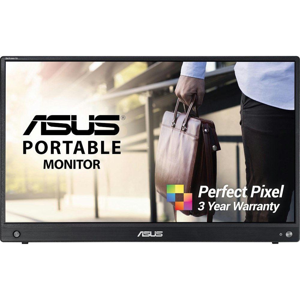 A large main feature product image of ASUS ZenScreen Go MB16AWP 15.6" FHD 60Hz IPS Portable Monitor