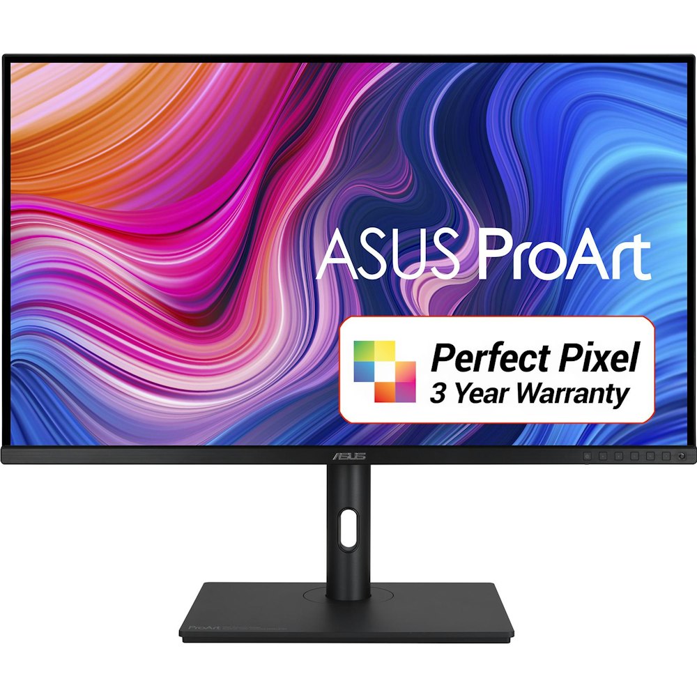 A large main feature product image of ASUS ProArt PA329CV 32" UHD 60Hz IPS Monitor