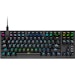 A product image of Corsair K60 PRO TKL RGB Optical-Mechanical Gaming Keyboard, Backlit RGB LED, CORSAIR OPX, Black