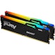 A small tile product image of Kingston 32GB Kit (2x16GB) DDR5 Fury Beast RGB AMD EXPO C36 5600MHz - Black