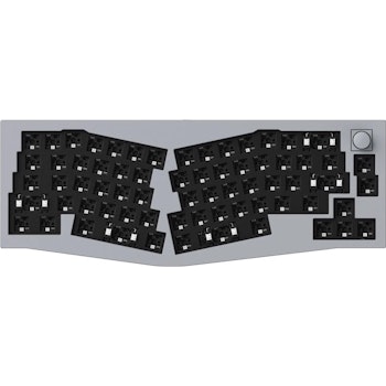 Product image of Keychron Q8 RGB Ergonomic Mechanical Keyboard - Silver Grey (Barebones) - Click for product page of Keychron Q8 RGB Ergonomic Mechanical Keyboard - Silver Grey (Barebones)