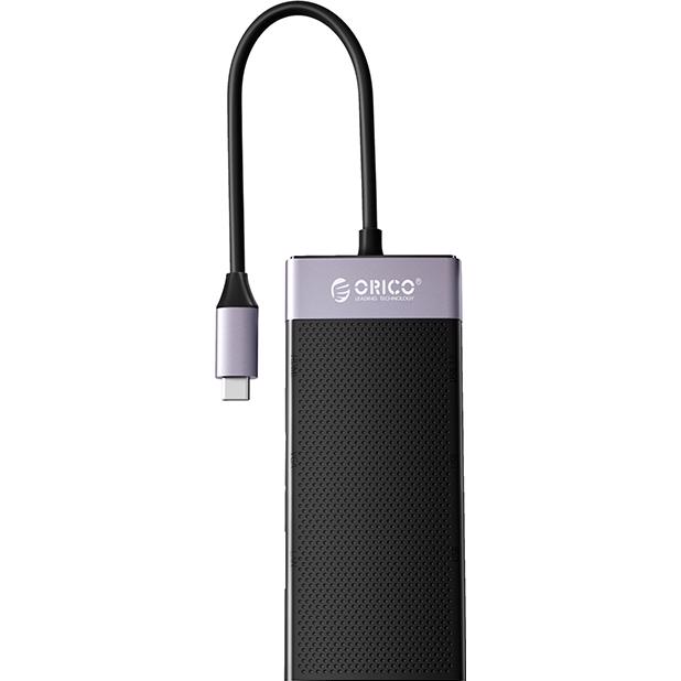 A large main feature product image of ORICO USB Type-C Multifunctional Docking Station