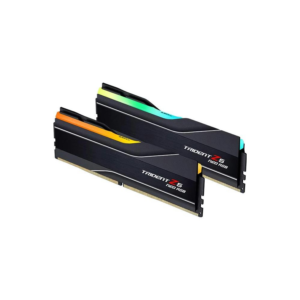 A large main feature product image of G.Skill 32GB Kit (2x16GB) DDR5 Trident Z5 Neo AMD EXPO RGB C36 6000MHz - Black