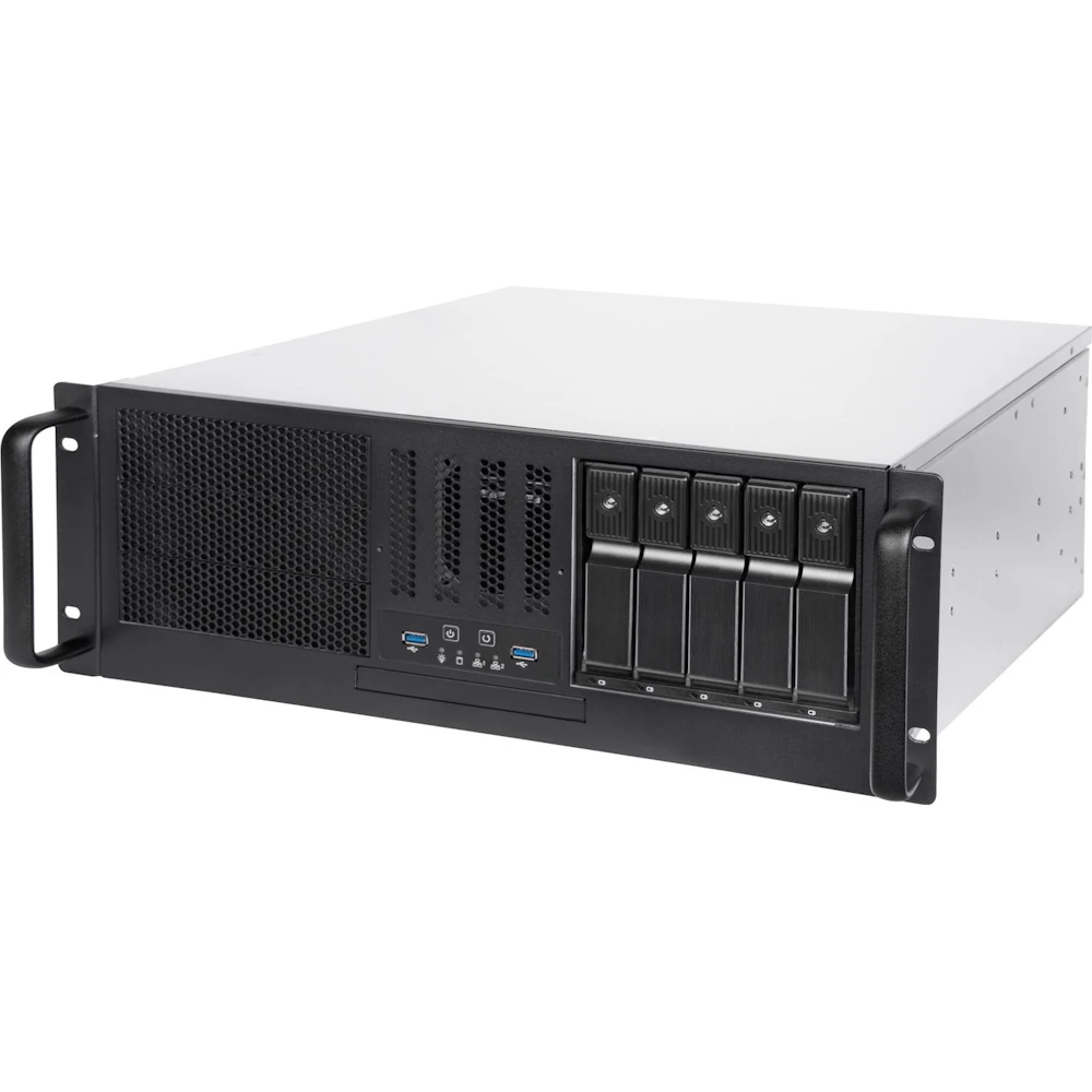 SilverStone RM41-H08 4U 5-Bay Rackmount Server Chassis w/ 3x 5.25" Bays
