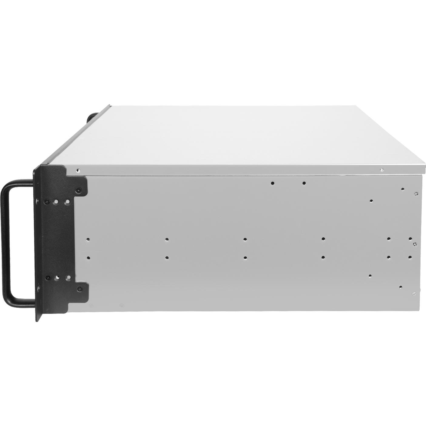 A large main feature product image of SilverStone RM41-H08 4U Rackmount Case