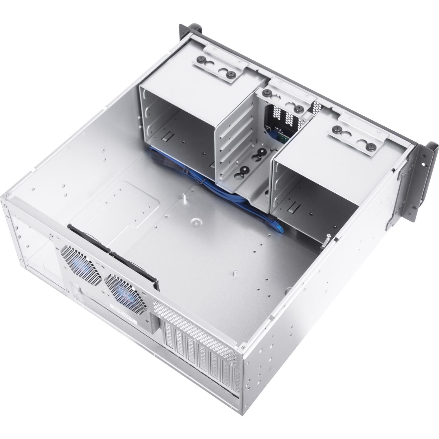 A large main feature product image of SilverStone RM41-506 4U Rackmount Case
