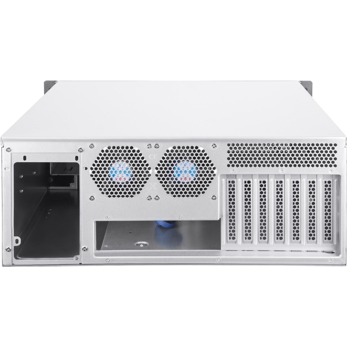 A large main feature product image of SilverStone RM41-506 4U Rackmount Case