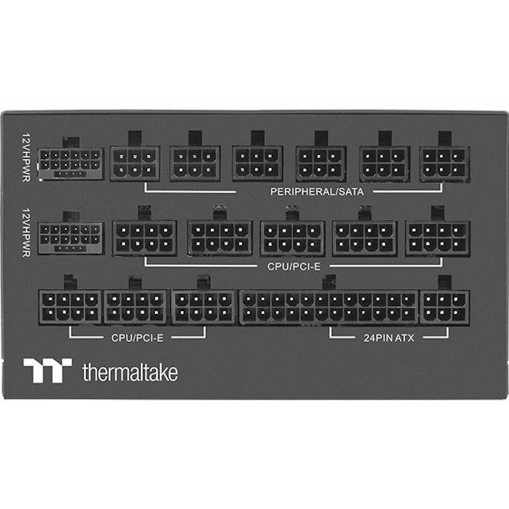 A large main feature product image of Thermaltake Toughpower GF3 - 1650W 80PLUS Gold PCIe 5.0 ATX Modular PSU