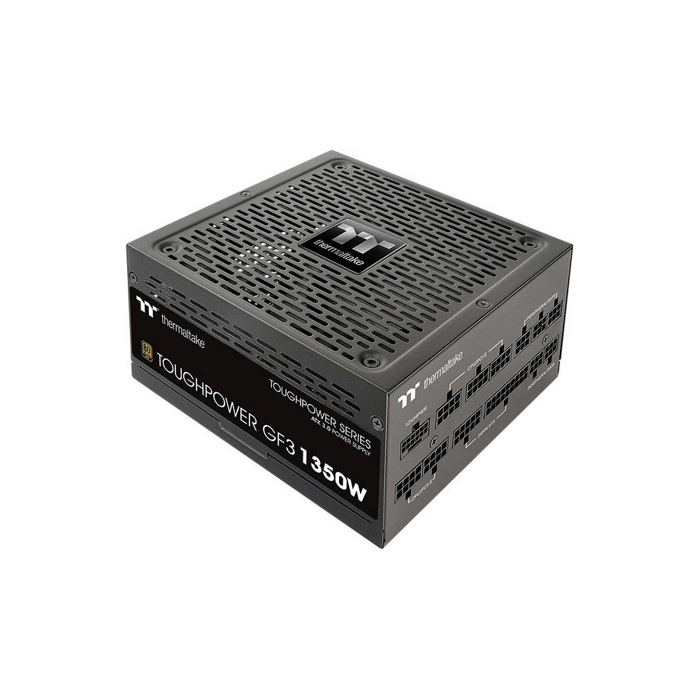 A large main feature product image of Thermaltake Toughpower GF3 - 1350W Gold PCIe 5.0 ATX Modular PSU