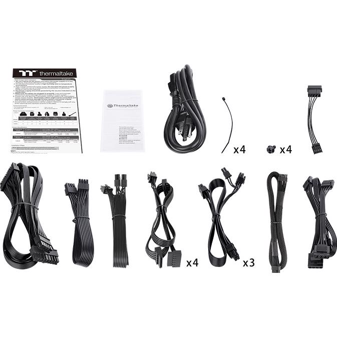 A large main feature product image of Thermaltake Toughpower GF3 - 1350W Gold PCIe 5.0 ATX Modular PSU