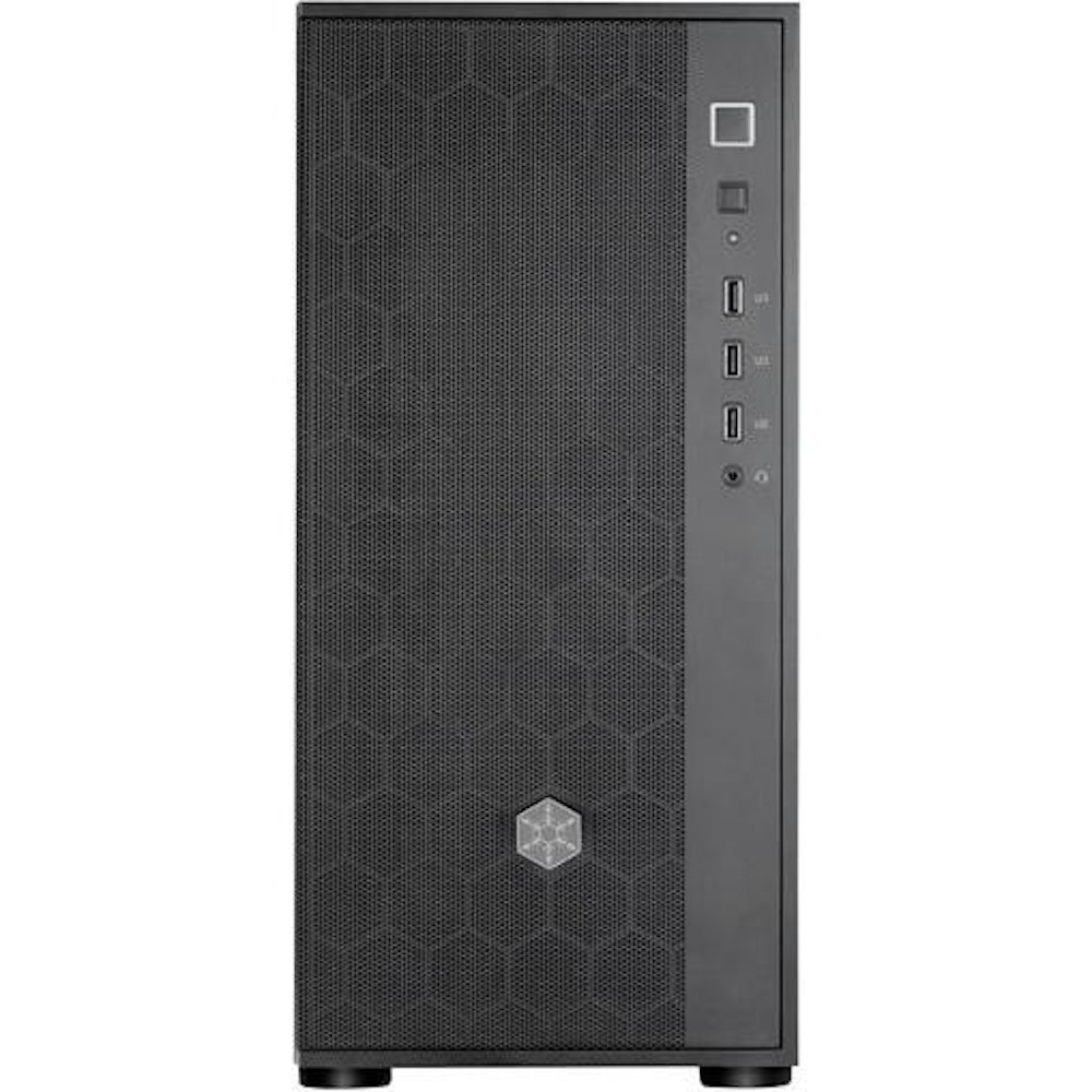 A large main feature product image of SilverStone FARA R1 V2 Mid Tower Case - Black