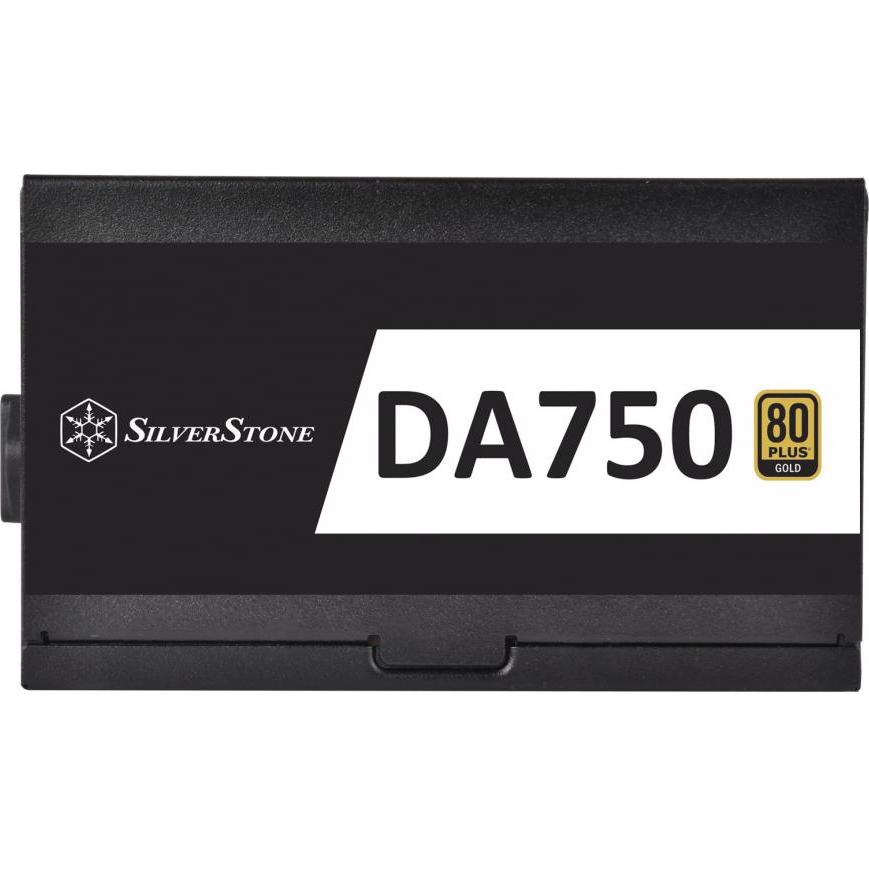 A large main feature product image of SilverStone Decathlon 750W Gold ATX Modular PSU