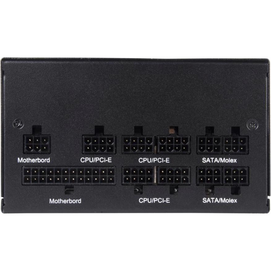 A large main feature product image of SilverStone Decathlon 750W Gold ATX Modular PSU